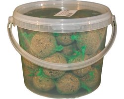 Mezenbollen - Emmer met 30 stuks - Vetbollen - Emmer