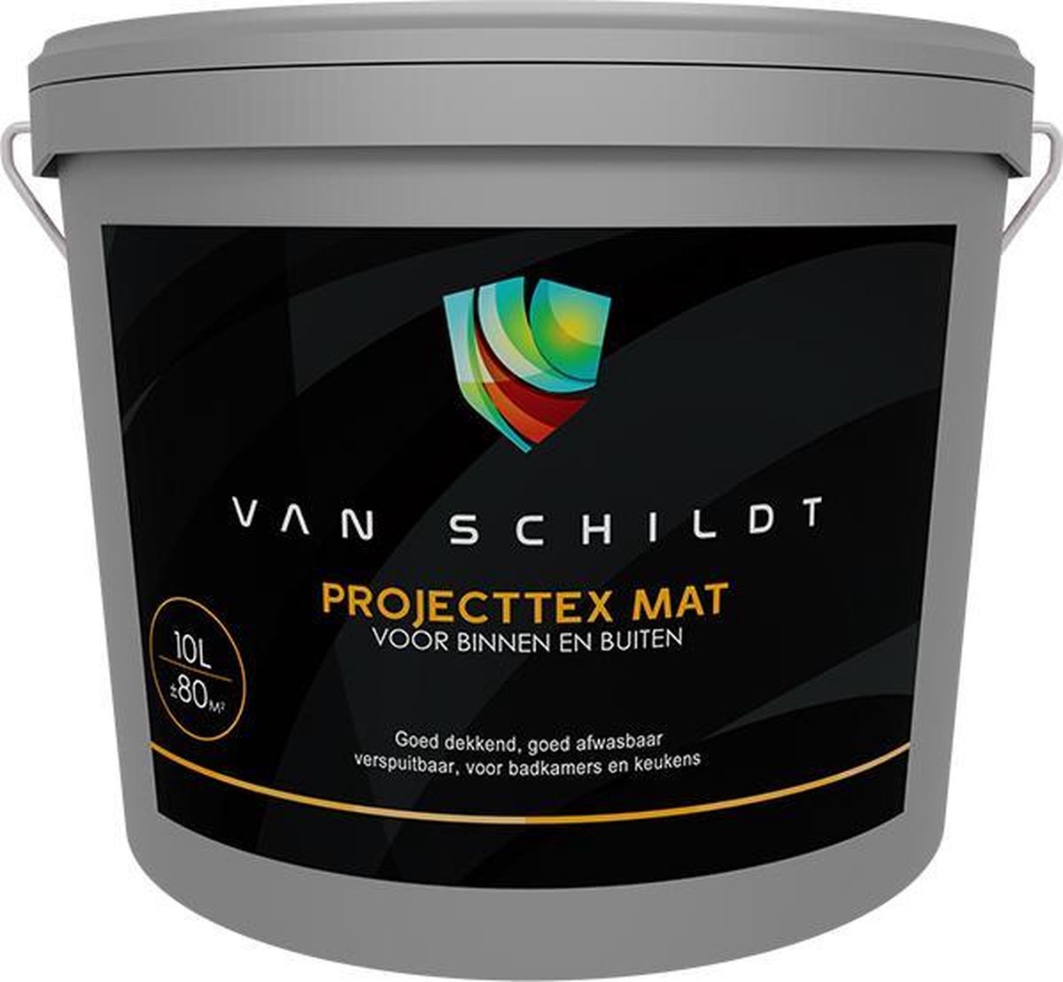 van Schildt Projecttex plus Mat 10 Liter Ral 9001 Créme Wit