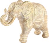 Olifant - goud - Polyserin - 28cm