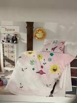 Dekbedovertrek set . Baby 2 kussen 35x45  1 laken 103x150  1Dekbedovertrek 100x157  100% Katoen