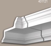 Binnenhoek Profhome 401121 Exterieur lijstwerk Hoeken voor Wandlijsten Gevelelement neo-classicisme stijl wit