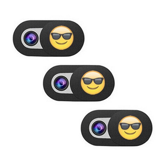 Verwaarlozing pariteit Incarijk ORIGINELE Universele Webcam cover – Unieke webcam schuifjes in Nederland  met Emoji - 3... | bol.com