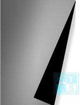 Cadeaupapier kerstmis: K62877/1 Uni Silver Black- Breedte 30 cm - m lang - Breedte 30  cm