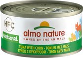 Almo Nature - Thon et maïs doux - Nourriture pour chats - 24 x 70 g