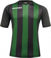 Acerbis Sports JOHAN STRIPED S/SL JERSEY (Sportshirt) BLACK/GREEN 3XS height JR: 156/165 .061 height JR: 133/144 .059