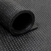 Rubbermat op rol Hamerslag 8mm breedte 180 cm - Per strekkende meter - rubber loper