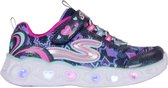 Skechers Heart Lights Meisjes Sneakers - Blauw - Maat 31