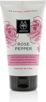 Apivita Body Care Rose Pepper Deep Exfoliating Cream Peeling Alle Huidtypen 150ml