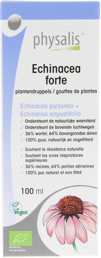 Physalis Plantendruppels Echinacea Forte Vloeibaar 100ml