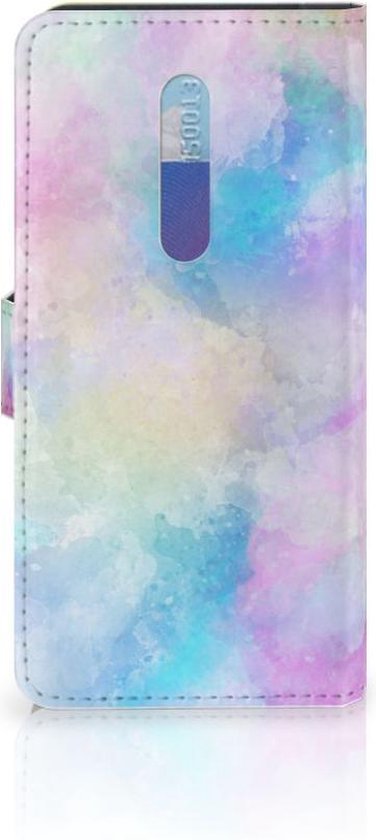 Coque Téléphone Xiaomi Redmi K20 Pro Housse en Cuir Premium Flip Case Portefeuille Etui pour Aquarelle Lumière