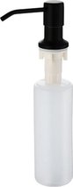 WiseGoods - Distributeur de savon de Luxe - Pompe à savon intégrée - Distributeur de savon pour les mains - Accessoire de Cuisine / salle de bain