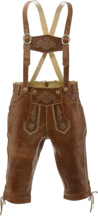 Goedkope korte lederhosen heren stof
