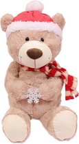 PIA Soft Toys Pluche Knuffeldier Winterbeer - Kerstbeer - 50 cm