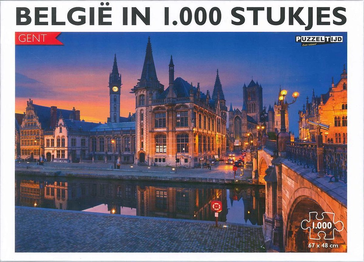 Puzzel - Legpuzzel - 1000 stukjes - België - Gent | bol