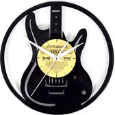 Vinyl Wandklok Gitaar - LP-Klok - 12 inch - 30 CM