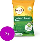 Solabiol Meststof Gazon - Gazonmeststoffen - 3 x 5 kg