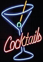 Wandbord - Cocktails -20x30cm-