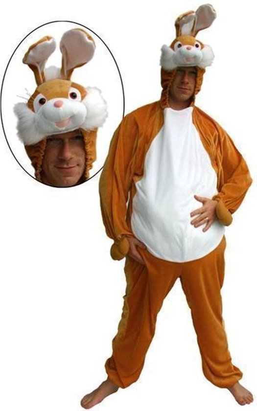 Costume de lapin ou lapin de Pâques marron M | bol.com