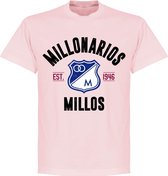 Millonarios Established T-Shirt - Roze - S