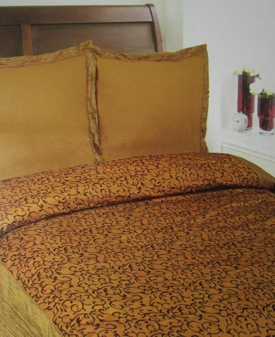 Essenza Maharadja Dekbedovertrek - Eenpersoons - 140x200/220 cm - Gold/Brown