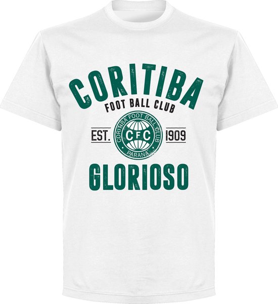 Coritiba Foot Ball Club Established T-Shirt - Wit - M