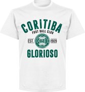 Coritiba Foot Ball Club Established T-Shirt - Wit - 3XL