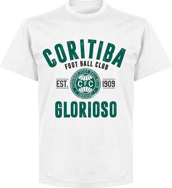 Coritiba Foot Ball Club Established T-Shirt - Wit - 3XL