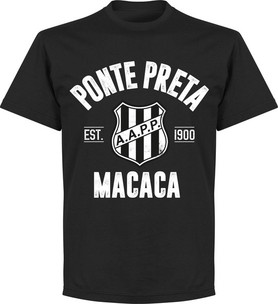 AA Ponte Preta Established T-Shirt - Zwart - 5XL
