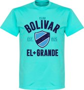 Club Bolivar Established T-Shirt - Blauw - XXL