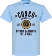 Cusco Established T-Shirt - Lichtblauw - XXL