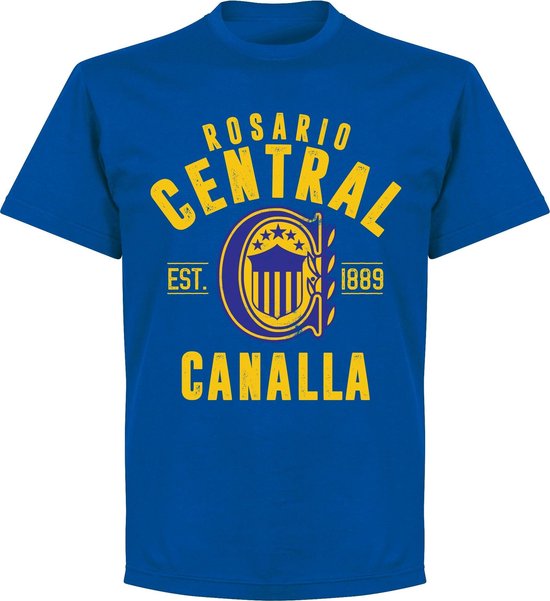 Rosario Central Established T-Shirt - Blauw - 4XL