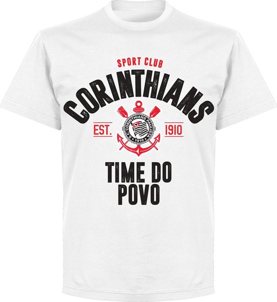 Corinthians Established T-Shirt - Wit - 5XL