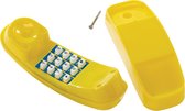 KBT Speelgoed Telefoon in Geel van kunststof - Accessoire voor Speelhuis of Speeltoestel