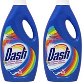 Dash Wasmiddel vloeibaar Stralende Kleuren - 2 x 1,54 l