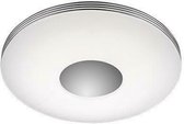 LED Plafondlamp - Trion Castonar - 25W - Aanpasbare Kleur - Dimbaar - Afstandsbediening - Rond - Glans Chroom - BSE