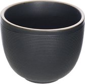 Cosy en trendy Galloway Black Beker D8.3xh6.8cm - 20cl Aardewerk - (Set van 6) En Yourkitchen E-kookboek - Heerlijke Smulrecepten