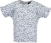 Blue Seven - Meisjes - Blouse blauwe bloemetjes - Maat 116