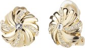 Traveller  Oorclips Dames Goudkleurig Swarovski kristallen - 157349