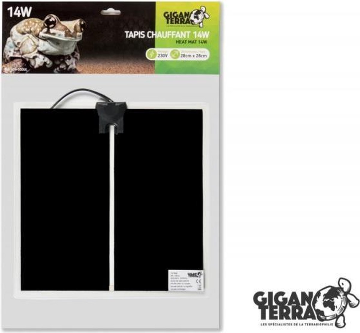 Giganterra Warmtemat 14 Watt 28x28cm