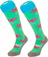 Fun-Kousen "Flamingo Groen" maat 36-40