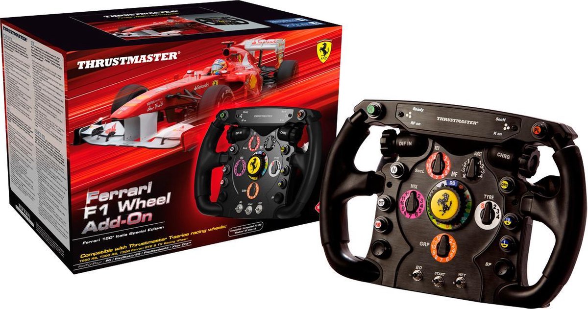 Afdrukken Okkernoot Lake Taupo Thrustmaster Ferrari F1 Racestuur Add-On - Geschikt voor PS4, Windows &  Xbox One | bol.com
