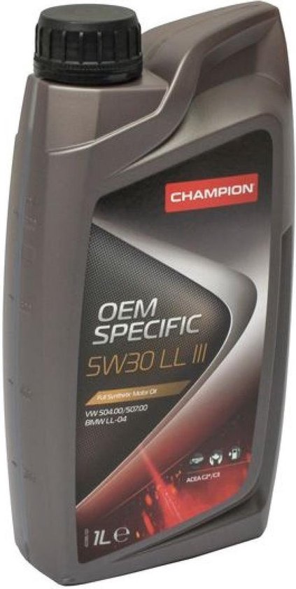 Champion-OEM Specific-5W30 C3 LL III-1L | bol.com