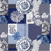Bonita Tafelzeil - 140x250 cm - Blue Design