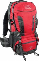 Highlander Backpack - Rugzak - 40 Liter - rood/grijs