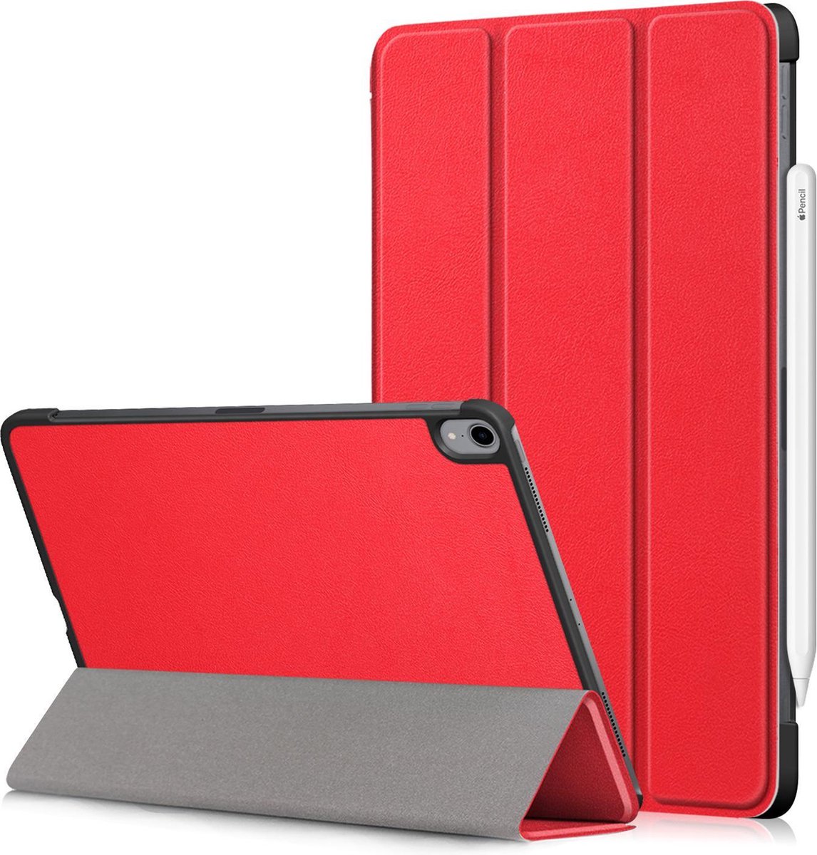 YONO iPad PRO 2021 Hoes – 2020 / 2018 – 11 inch – Flip Cover Case – Rood