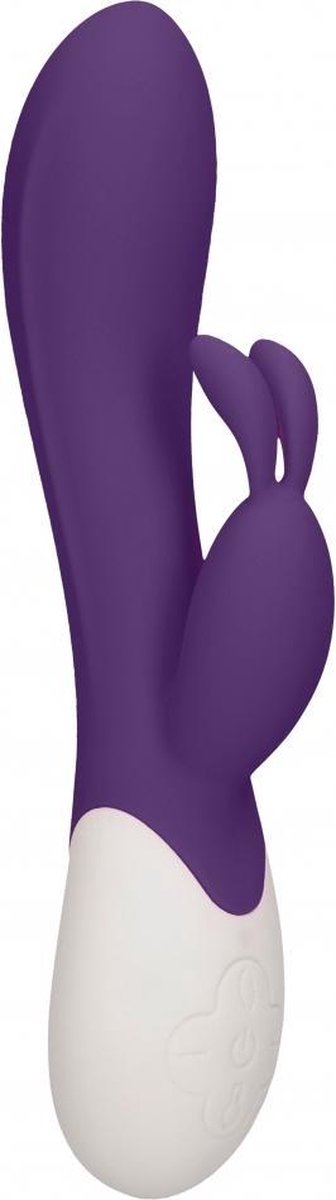 Goedkoopste Heat Flame Oplaadbare G Spot Rabbit Vibrator met Verwarmingsfunctie - Paars
