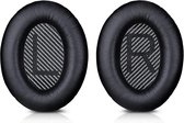 Lederen Set Oorkussens Voor Bose Koptelefoon QuietComfort 35, Grijs en Zwart, QC35II/QC35/QC25/QC2/QC15/Soundtrue/Soundlink Around-Ear II AE2 headphones, Vervangende Kussens Voor H