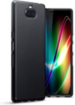 HB Hoesje Geschikt voor Sony XPERIA 10 Plus - Siliconen Back Cover - Zwart