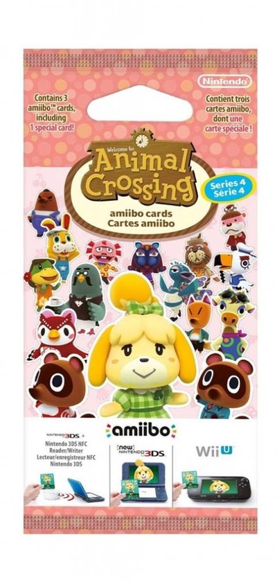 Amiibo Cards 3 Pack Animal Crossing : Happy Home Designer Series 4