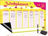Brute Strength - Magnetisch Weekplanner whiteboard (29) - A3 - Planbord - Dagplanner kind  - To Do Planner kinderen